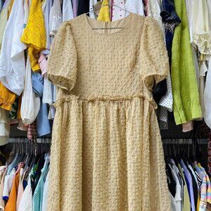 Puff Sleeve Baby Doll Dress